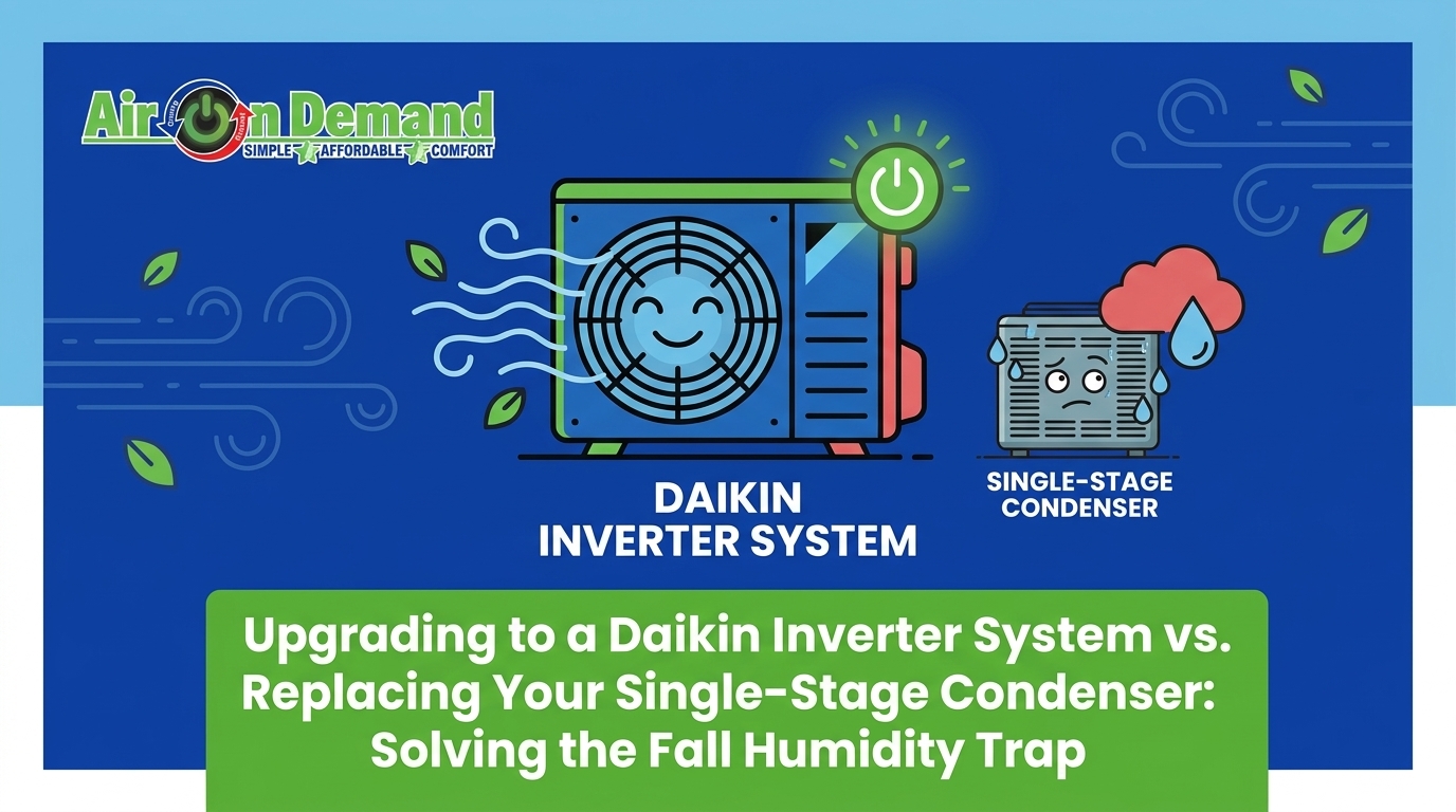 Upgrading to a Daikin Inverter System vs. Replacing Your Single-Stage Condenser