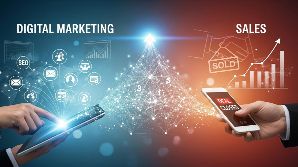 Marketing Digital & Ventes : L'Alliance Parfaite pour la Croissance B2B en 2025