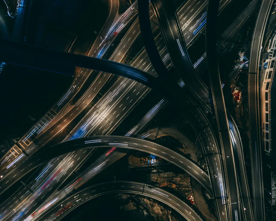 autoroute de nuit