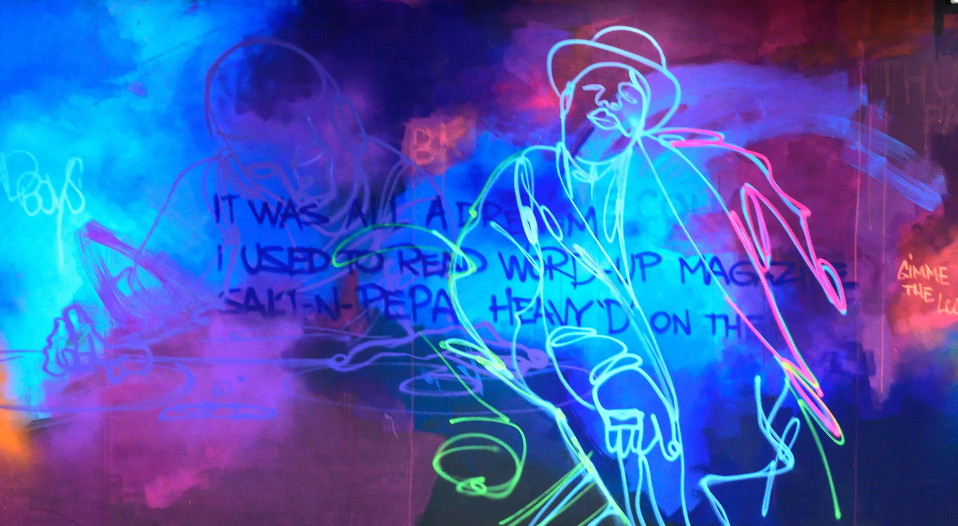 Biggie decor neon