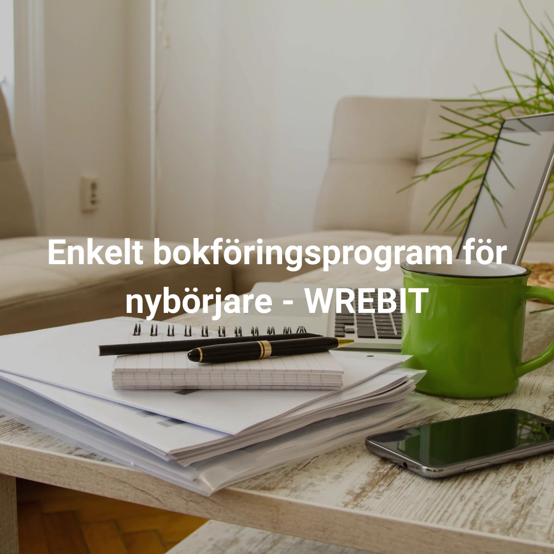 Enkelt bokföringsprogram för nybörjare - Wrebit