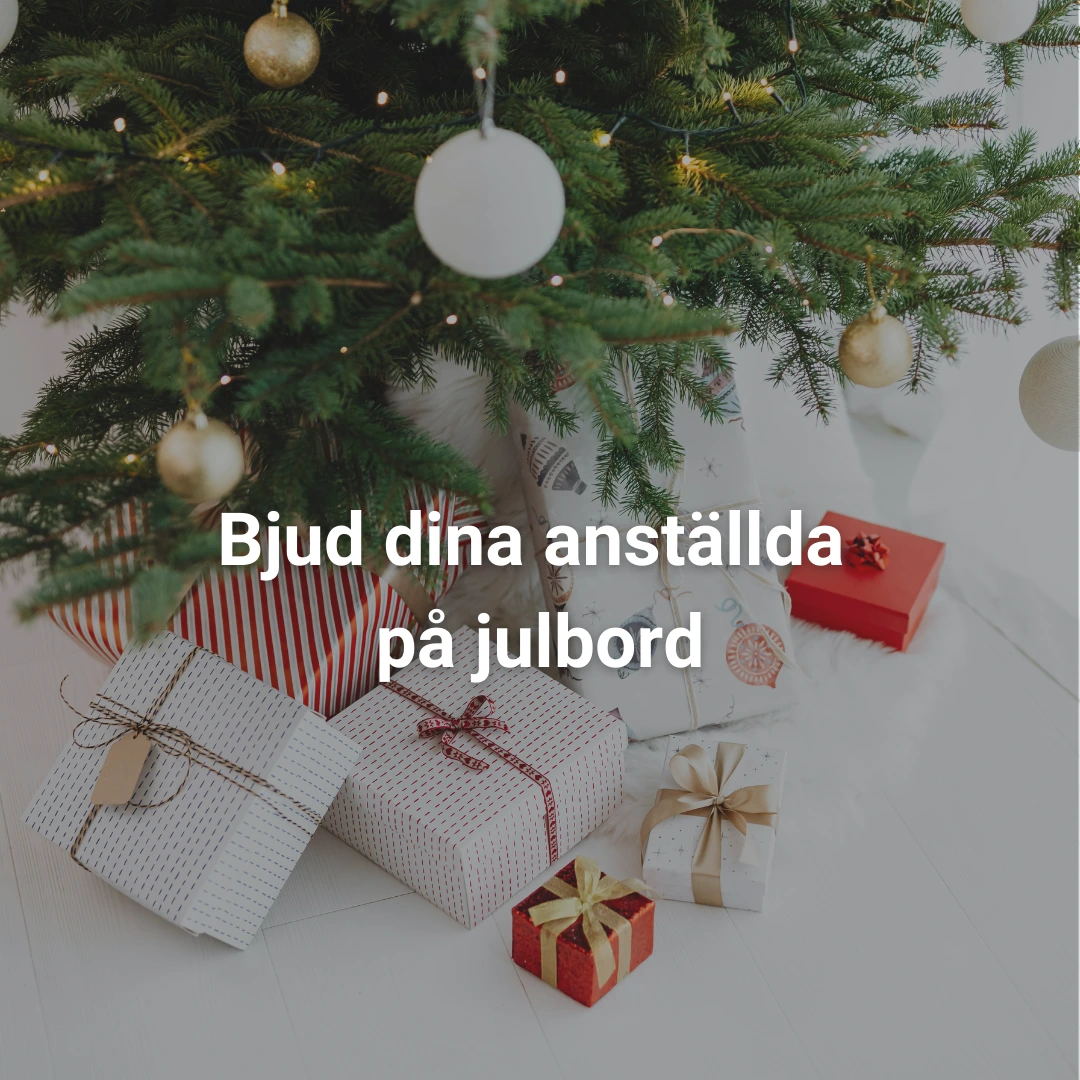 Bjuda på julbord som egenföretagare - detta gäller
