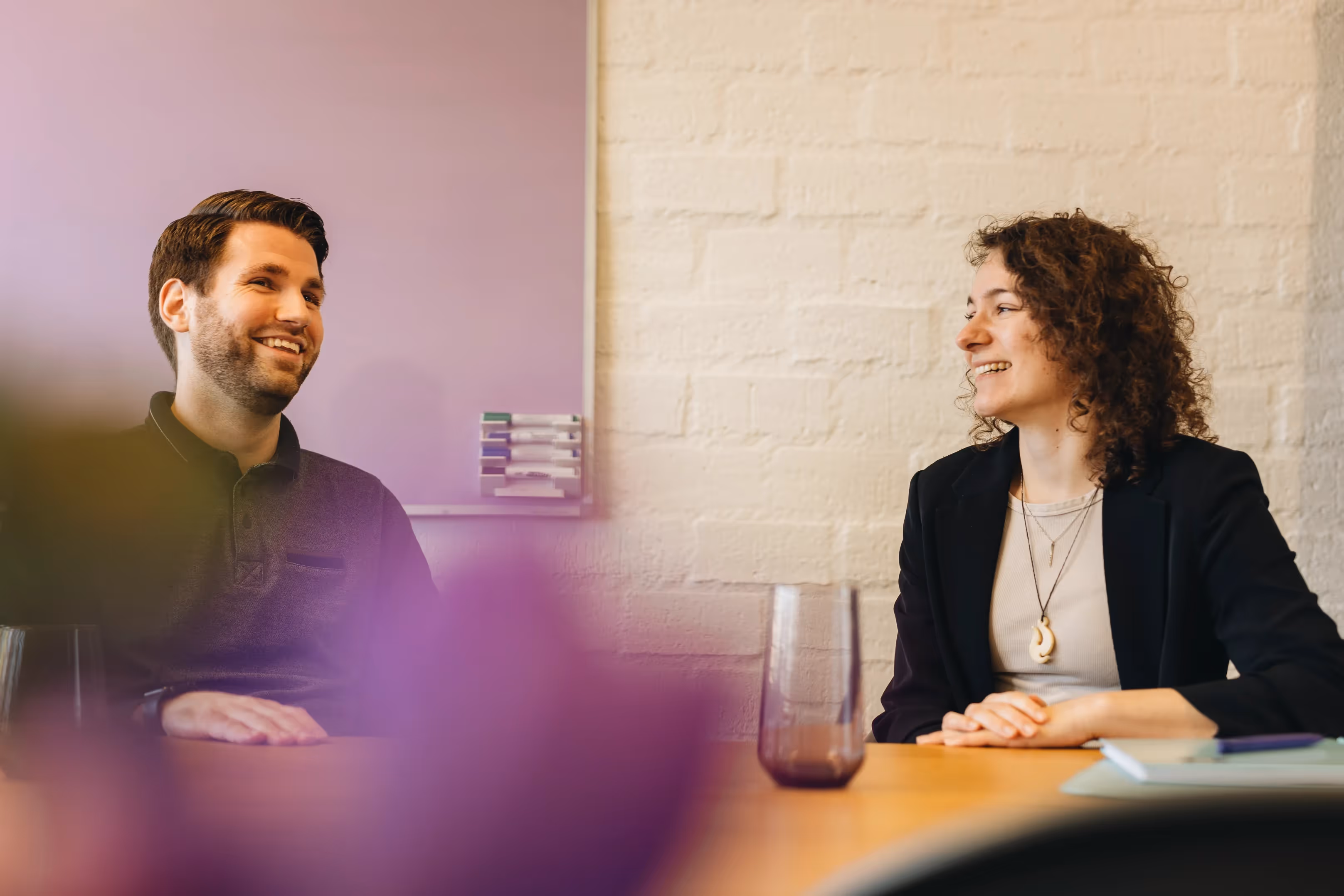 IT Trainee Esmee van Goodzo ingesprek met Careermanager