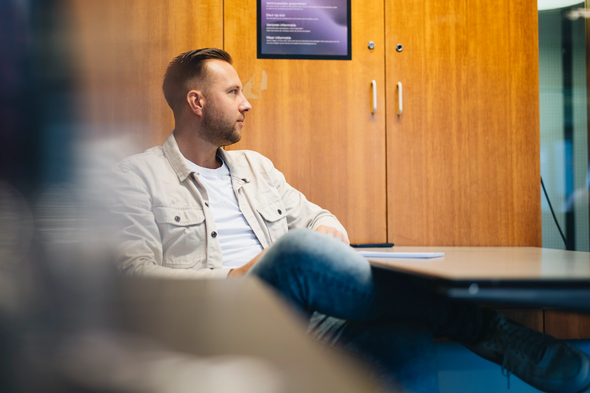 Consultant in een training