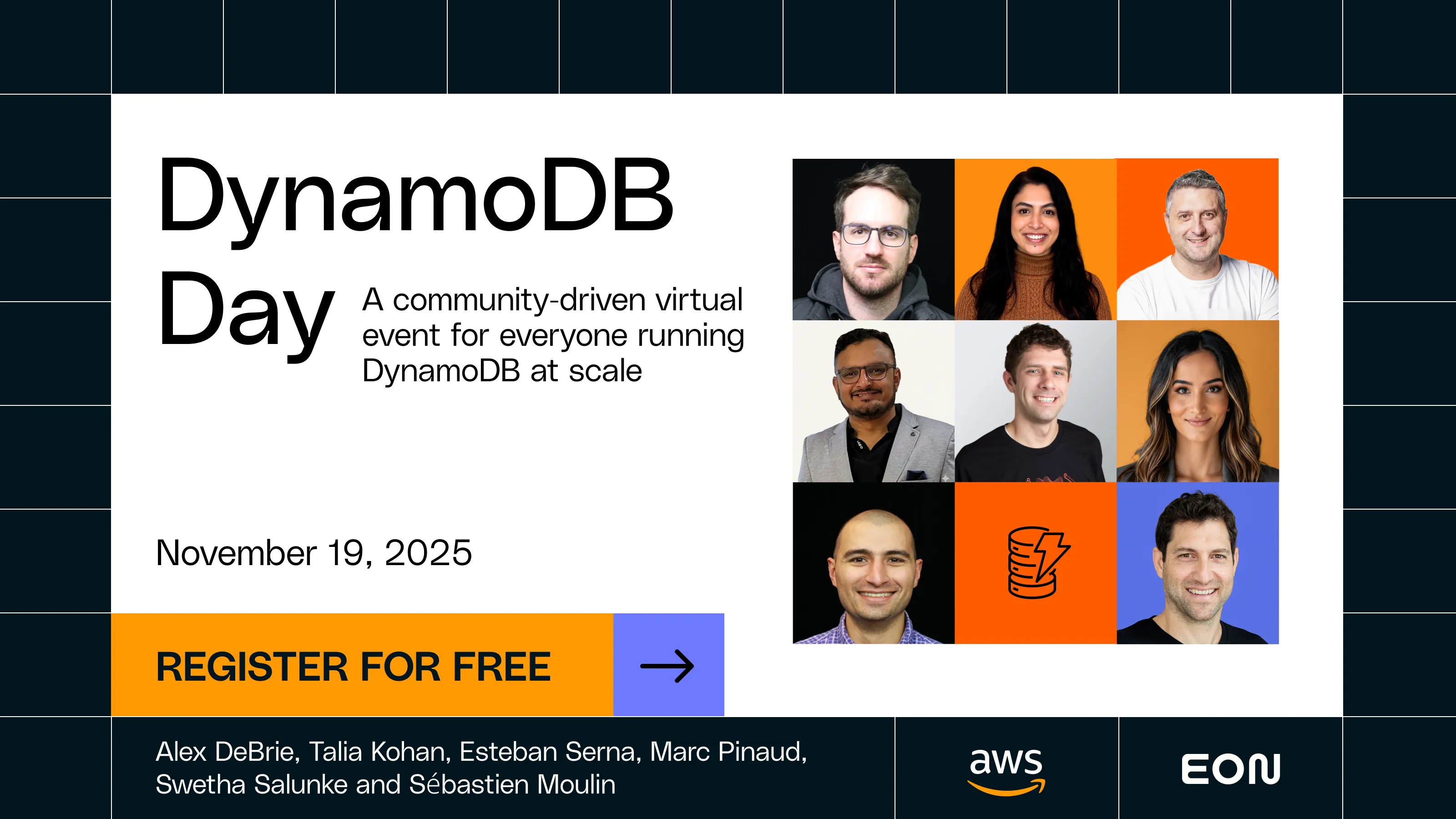 Join DynamoDB Day 2025: Real-World Lessons from AWS and the DynamoDB Community