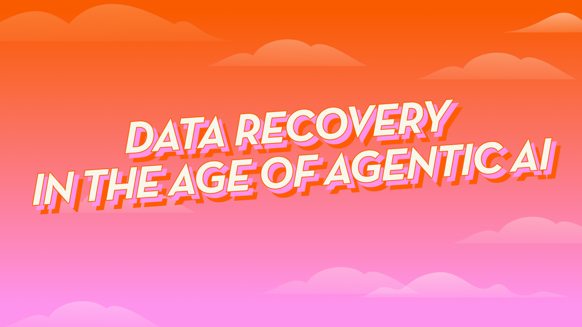AI Moves at Machine Speed. Your Data Recovery Still Moves at Human Speed.