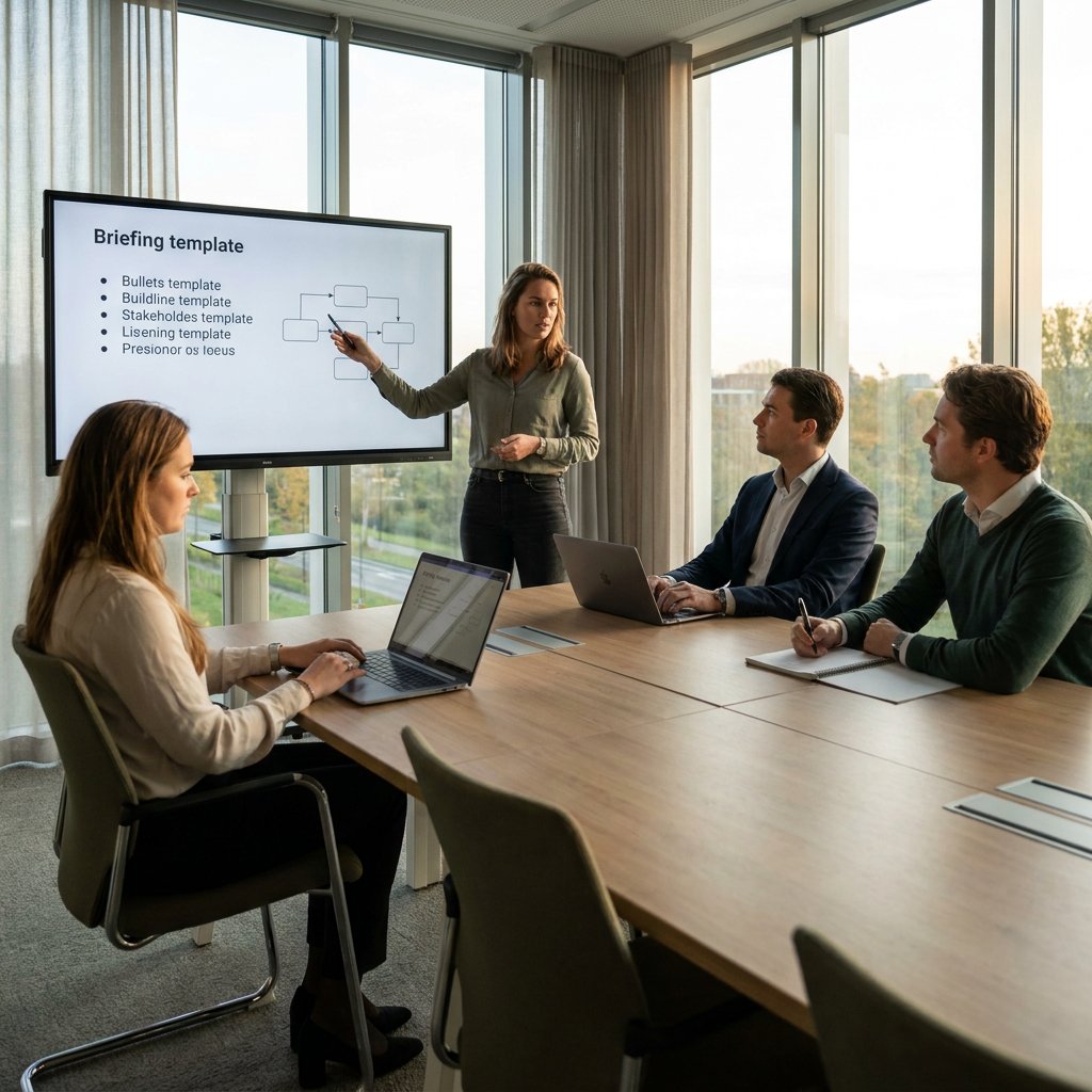 UX-onderzoek briefing template | Praktisch voorbeeld