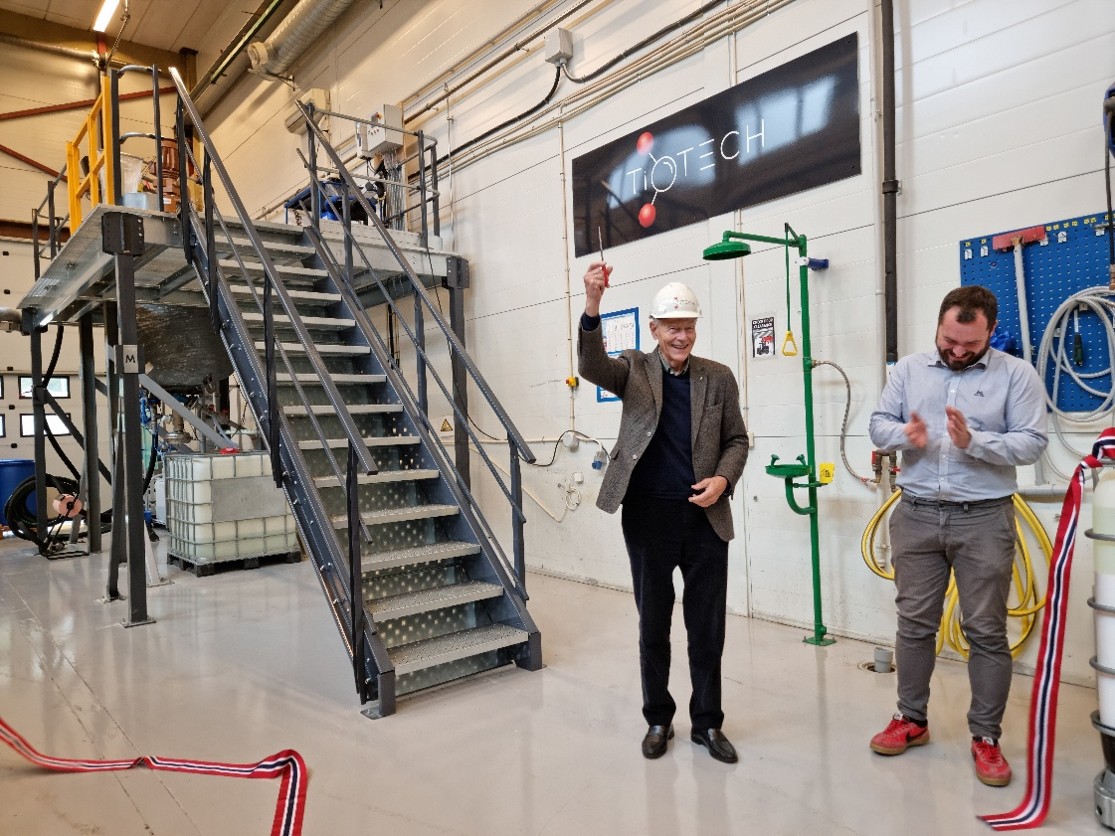 Opening of TioTech`s industrial pilot in Bergen