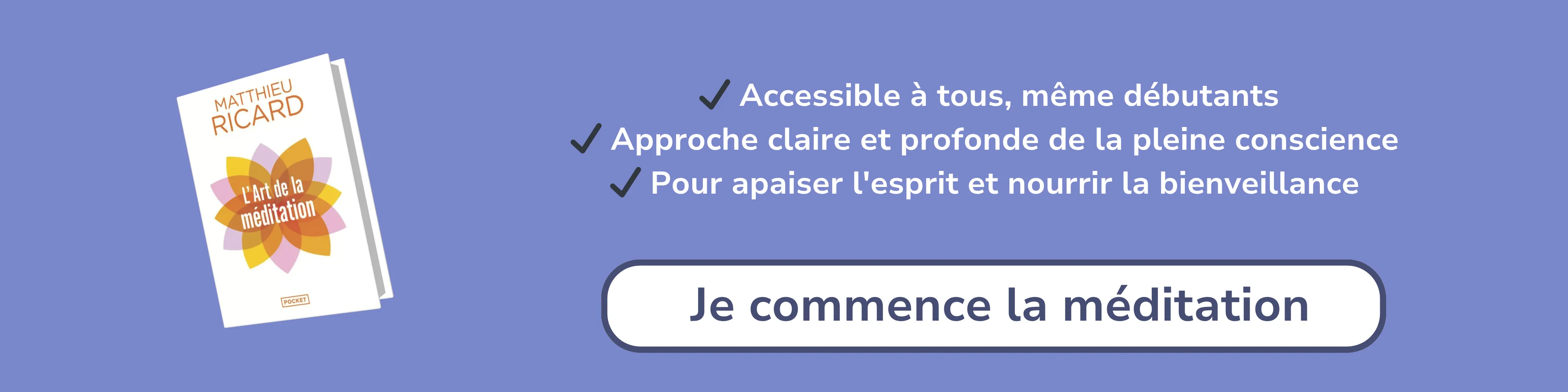 Bannière d’affiliation pour “L’art de la méditation”