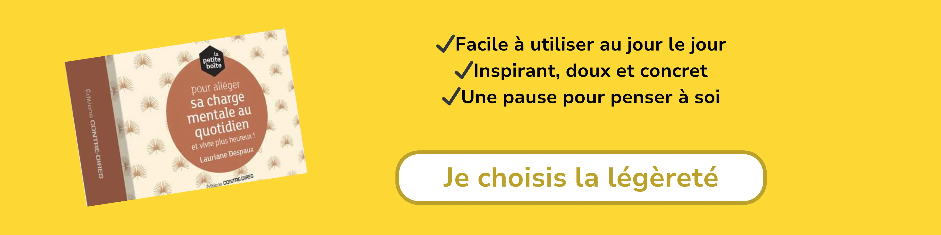 Bannière d’affiliation pour “La petite boîte pour alléger sa charge mentale”