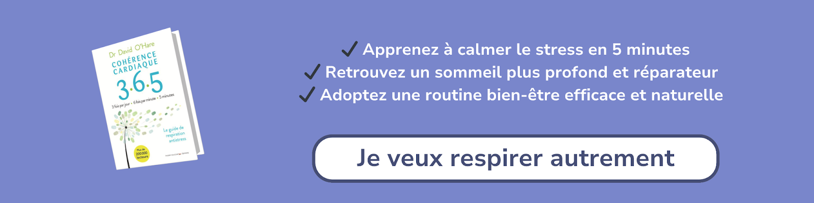 Bannière d'affiliation pour le livre : “Cohérence cardiaque 3.6.5”