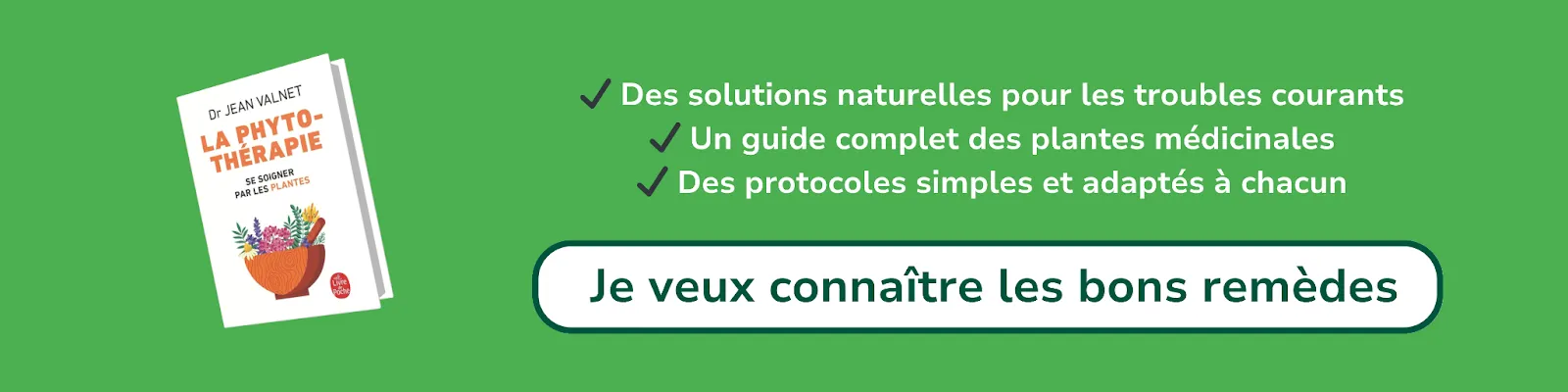 Bannière d'affiliation pour le livre phytothérapie traitement des maladies par les plantes