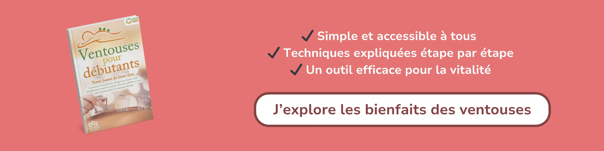 Bannière d'affiliation pour le livre -Ventouses pour débutants