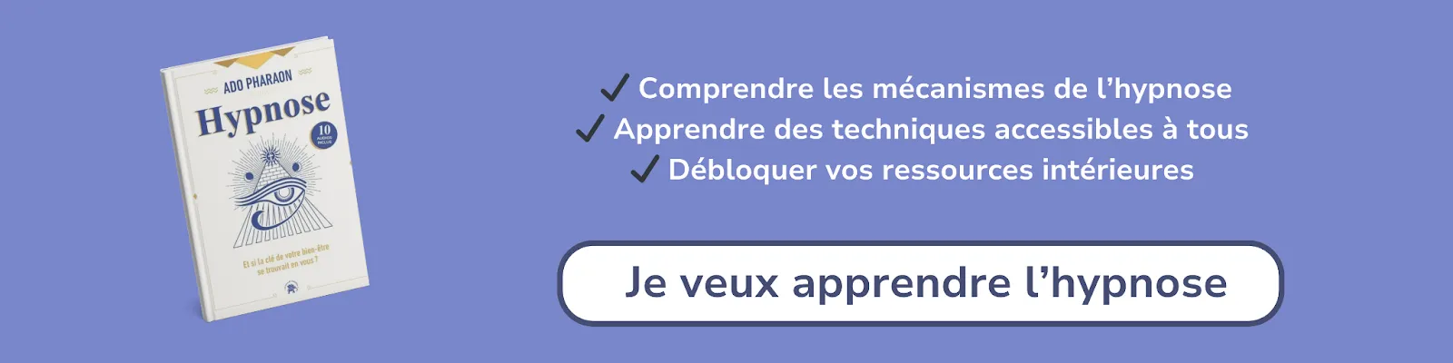 Bannière d'affiliation pour le livre - petit précis d’hypnothérapie