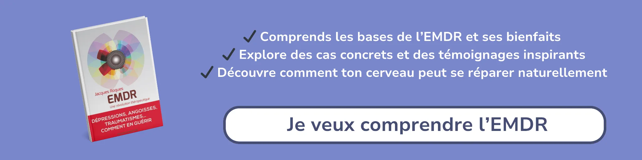 Bannière d'affiliation pour le livre sur l’emdr