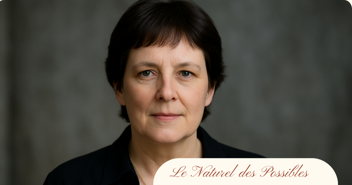 Portrait de Francine Shapiro, psychologue américaine fondatrice de la méthode EMDR reconnue pour traiter les traumatismes psychologiques.