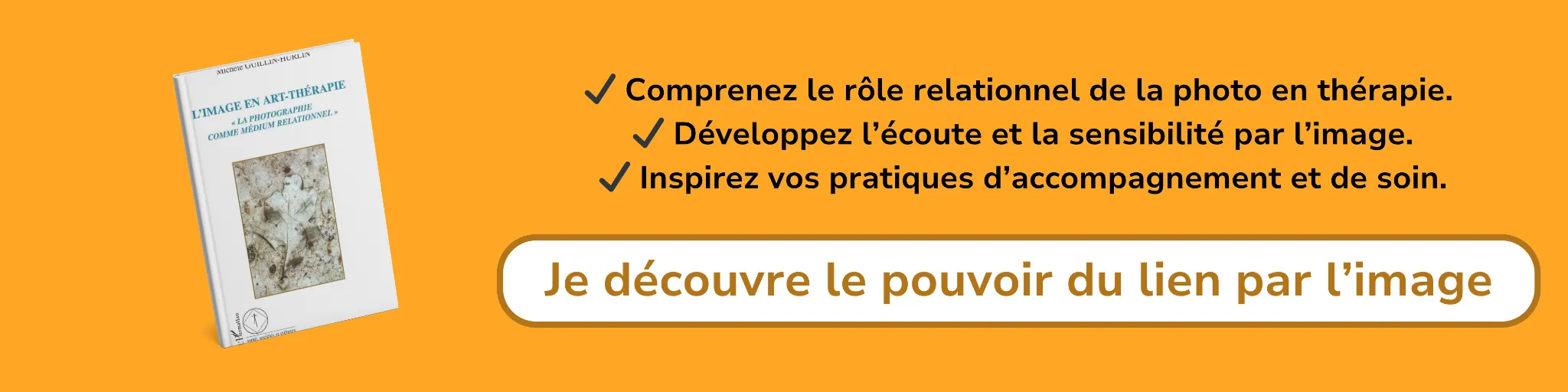 Bannière d'affiliation pour le livre - Image en art-thérapie