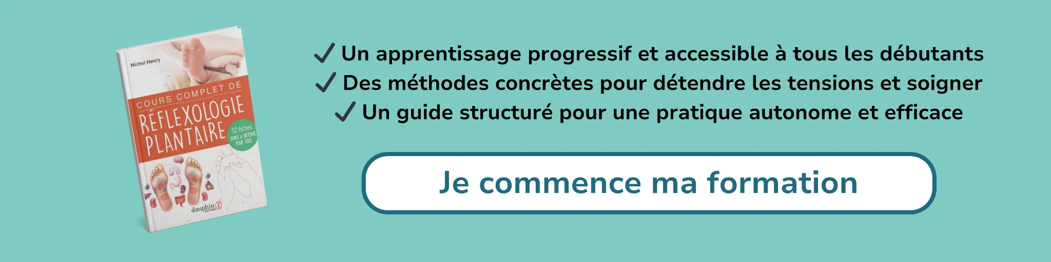 Bannière d'affiliation pour le livre - Cours complet de réflexologie plantaire 