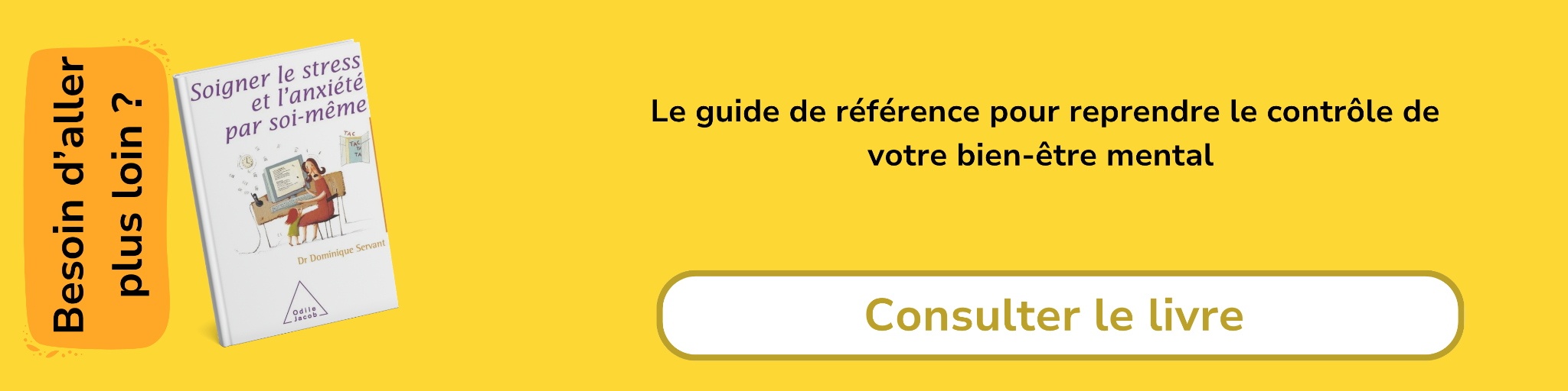 Bannière d'affiliation pour le livre -Soigner le stress et l'anxiété par soi-même