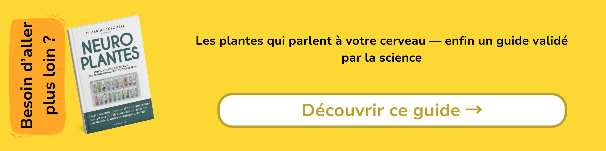 Bannière d'affiliation pour le livre -Neuroplantes
