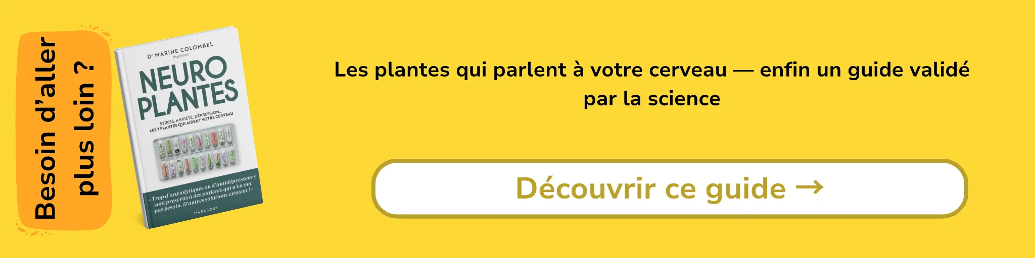 Bannière d'affiliation pour le livre -Neuroplantes