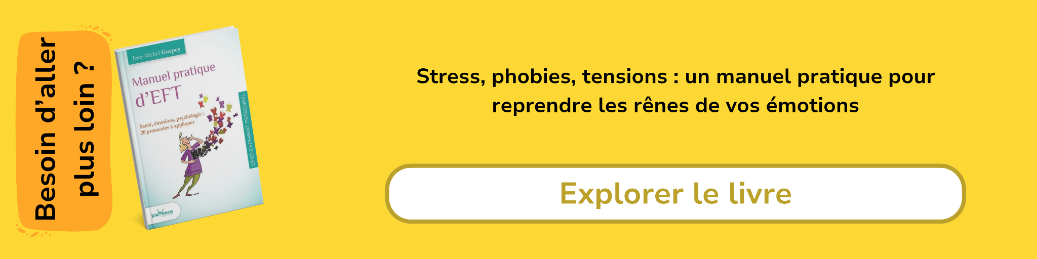 Bannière d'affiliation pour le livre -Manuel pratique d'EFT — pour gérer ses émotions