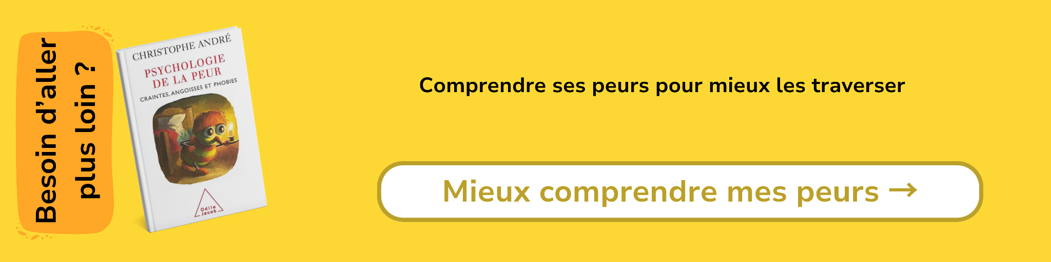 Bannière d'affiliation pour le livre -Psychologie de la peur