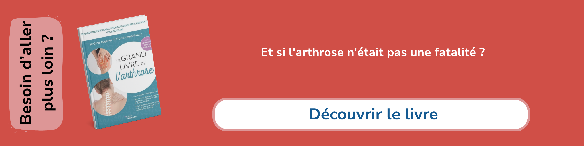 Bannière d'affiliation pour le livre -Le Grand Livre de l'Arthrose