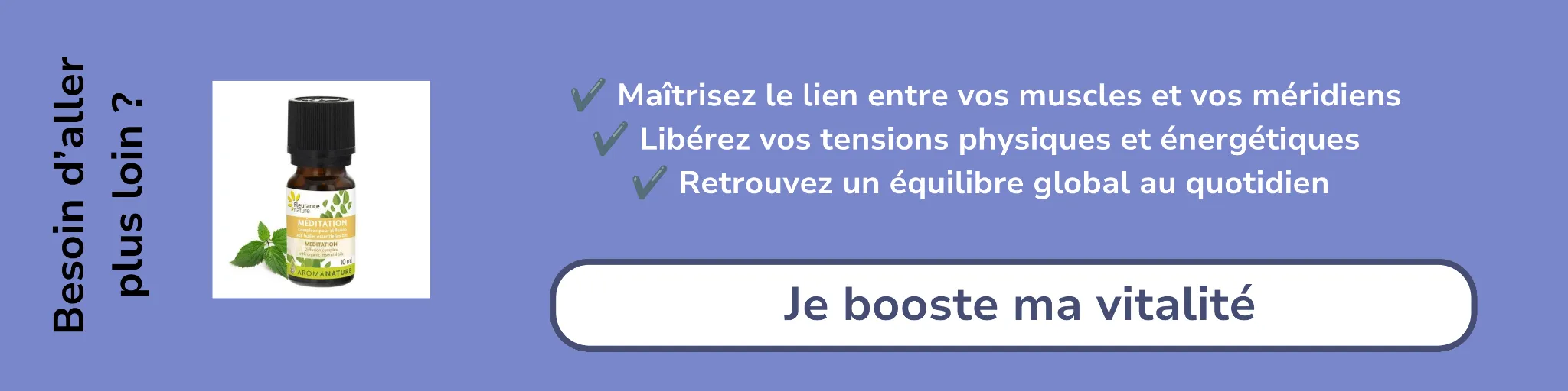 Bannière d'affiliation pour la diffusion méditation