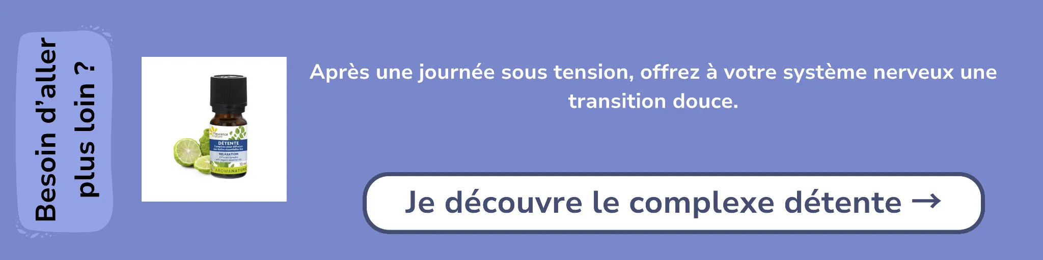 Bannière d'affiliation pour la diffusion détente