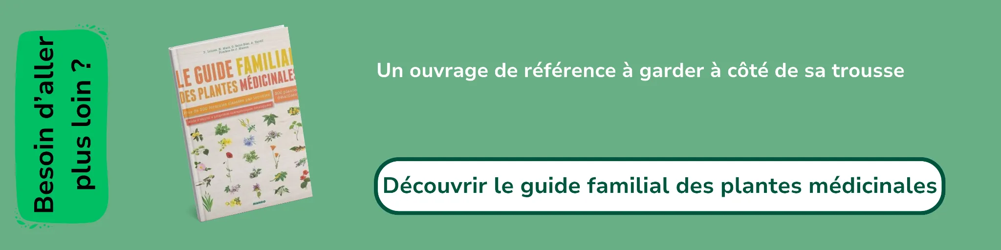 Bannière d'affiliation pour le livre -Le guide familial des plantes médicinales