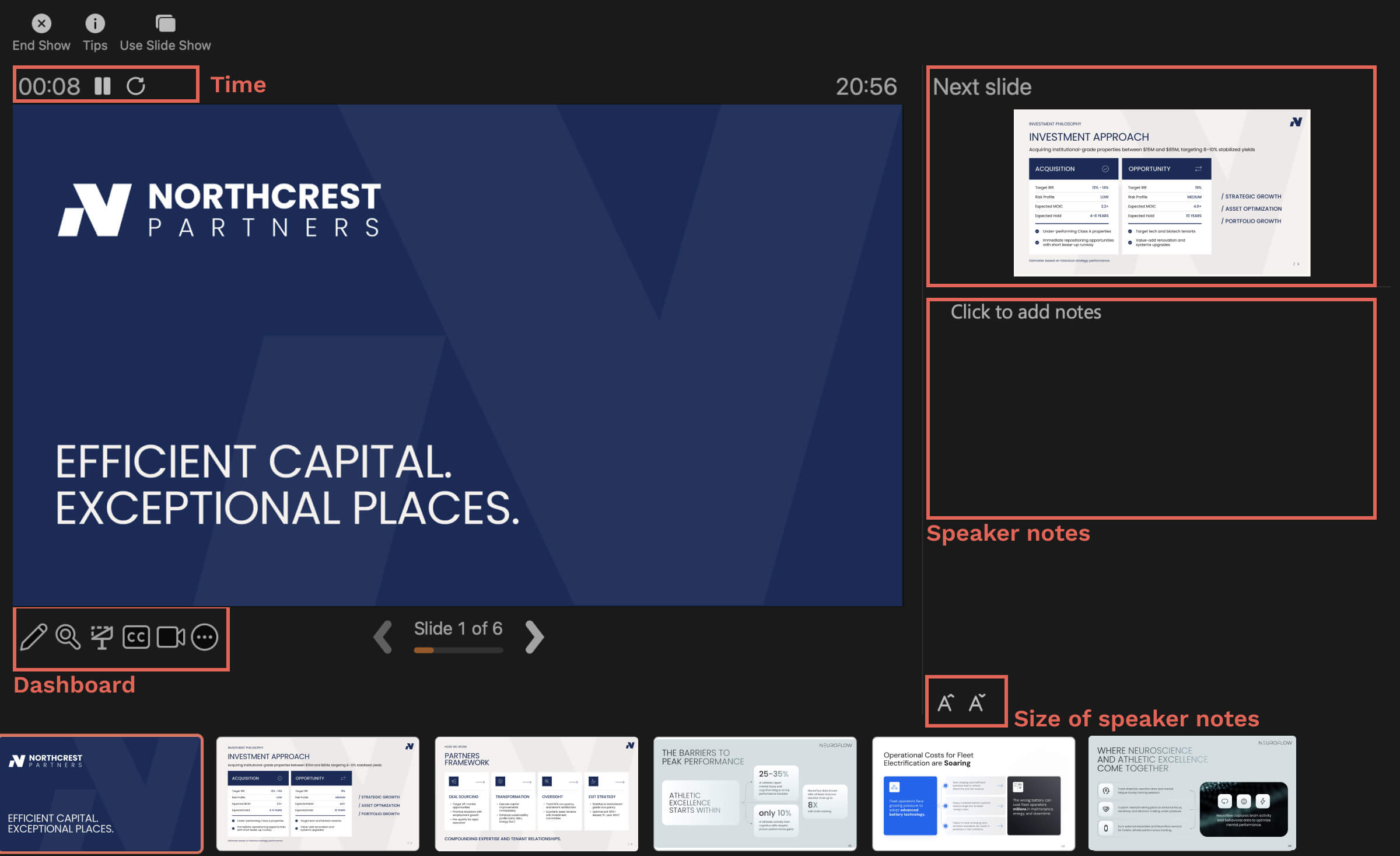 PowerPoint Presenter View description