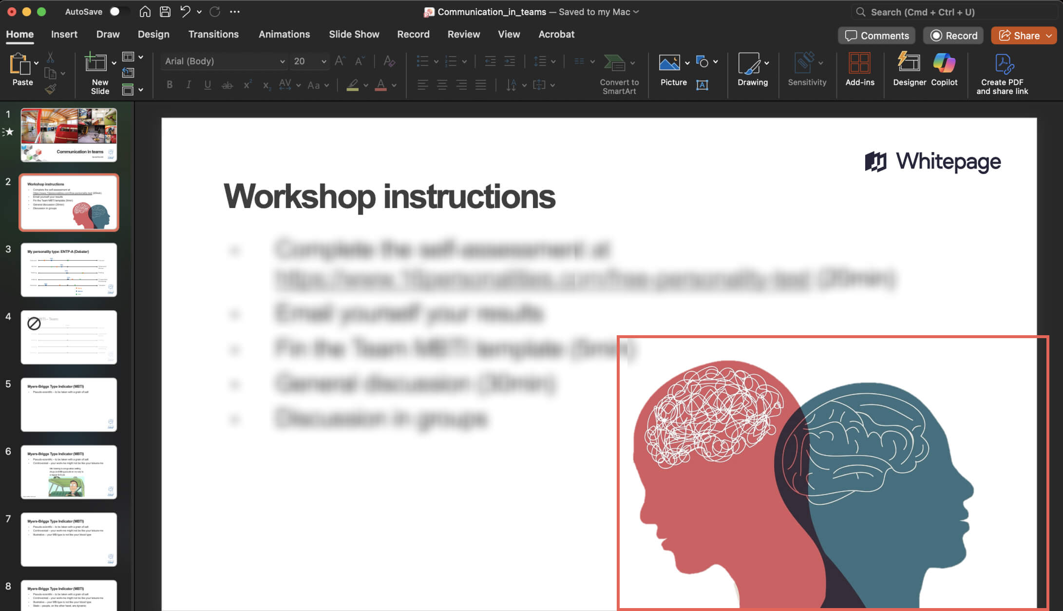 Background transparency in PowerPoint
