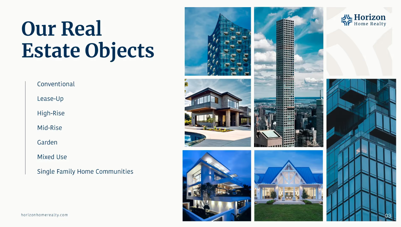 Real Estate Horizon slide