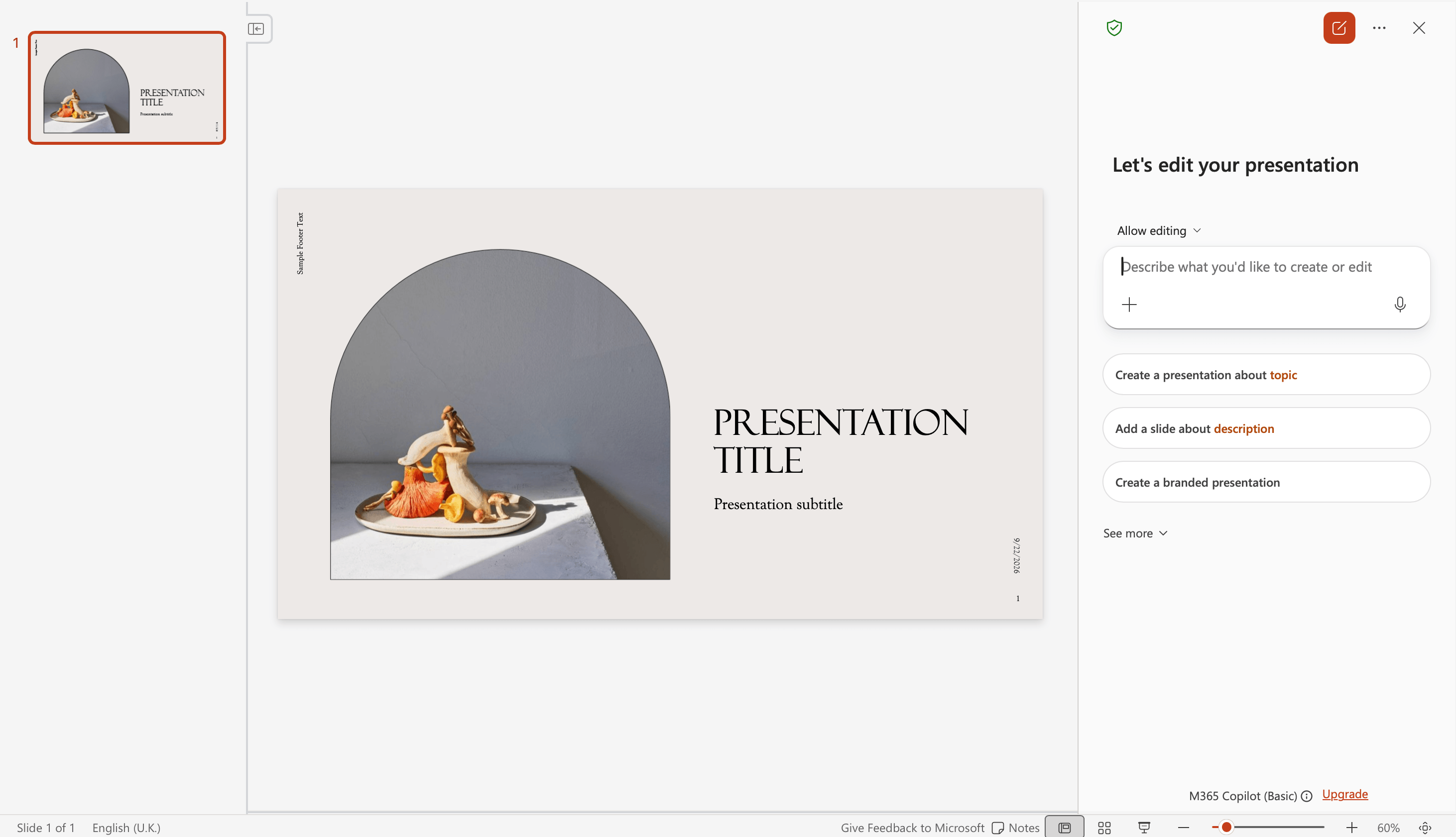 Copilot in PowerPoint