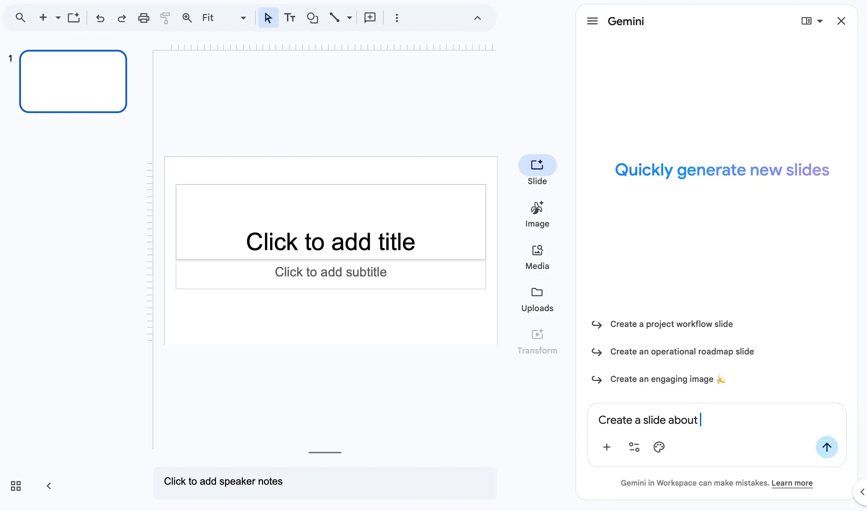 gemini for google slides
