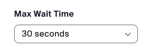 Zoom Phone max wait time setting for unanswered calls before forwarding.