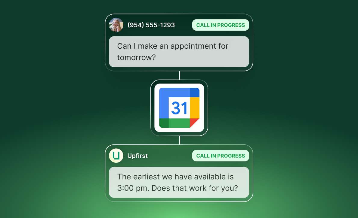 Google Calendar integration for direct appointment booking