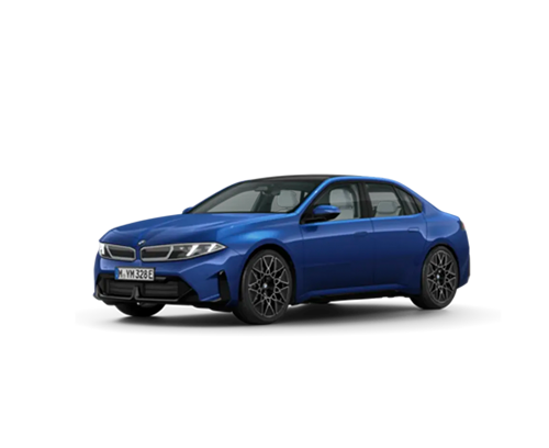 Blaue BMW i3 Limousine in Studioansicht auf hellem Hintergrund – BMW Wolter & Steiner in Neubrandenburg, Waren und Prenzlau