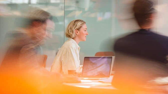 people on video call learning