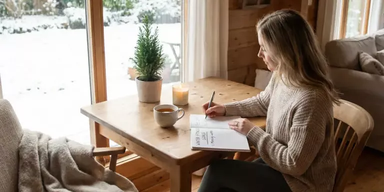 Realistische Neujahrsvorsätze im Dezember bewusst planen