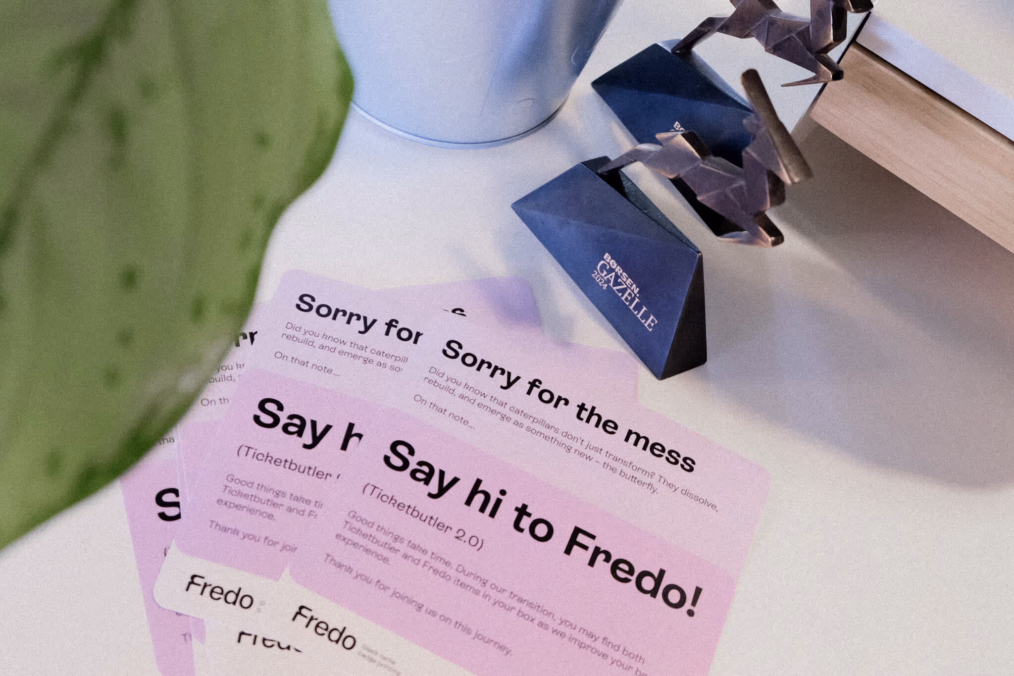 Fredo office atmosphere.