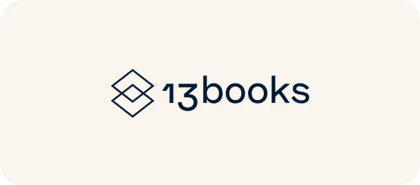 Logo 13books, one of Banxware´s investors