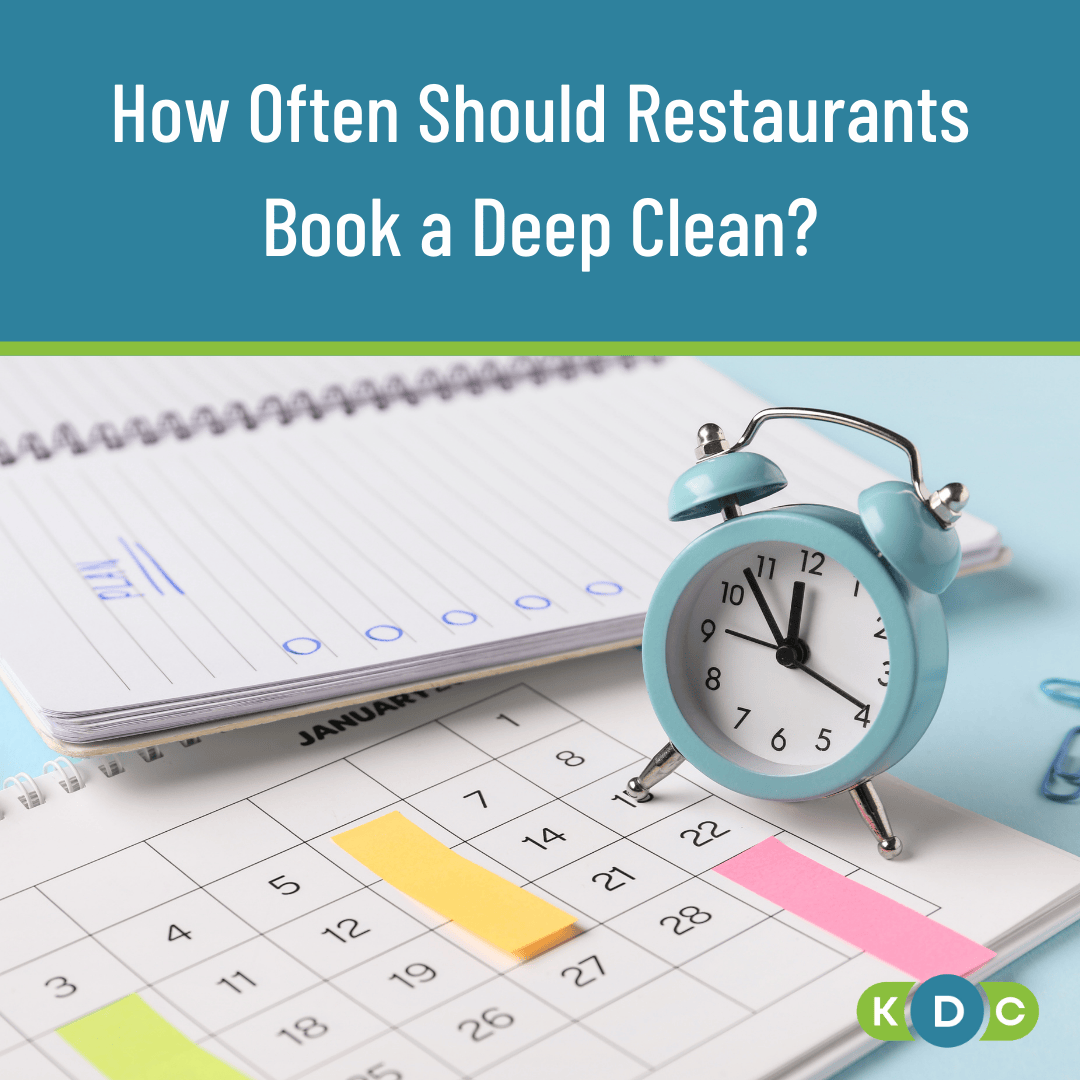 Learn how often kitchens should be deep cleaned in the UK. Complete commercial kitchen deep cleaning guide including TR19 intervals and compliance requirements.