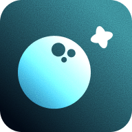 Icon of moon with ai sparkle