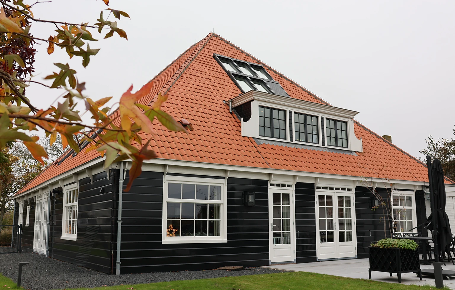 Gevel restauratie van een boerderij door SNB Aannemers