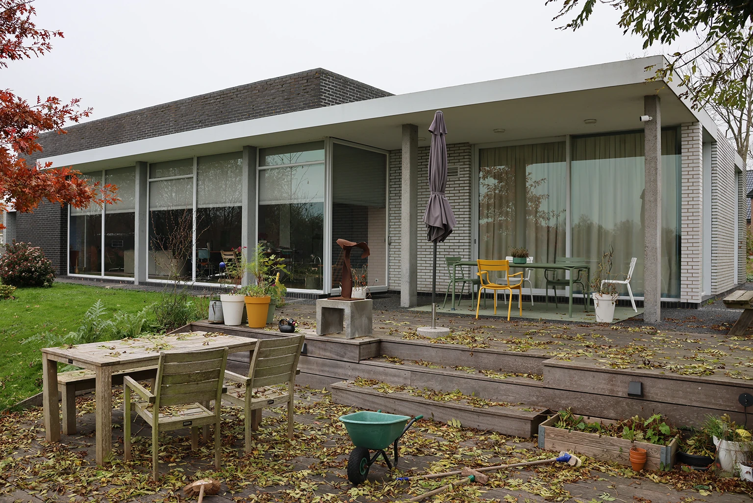 Aanbouw moderne woning