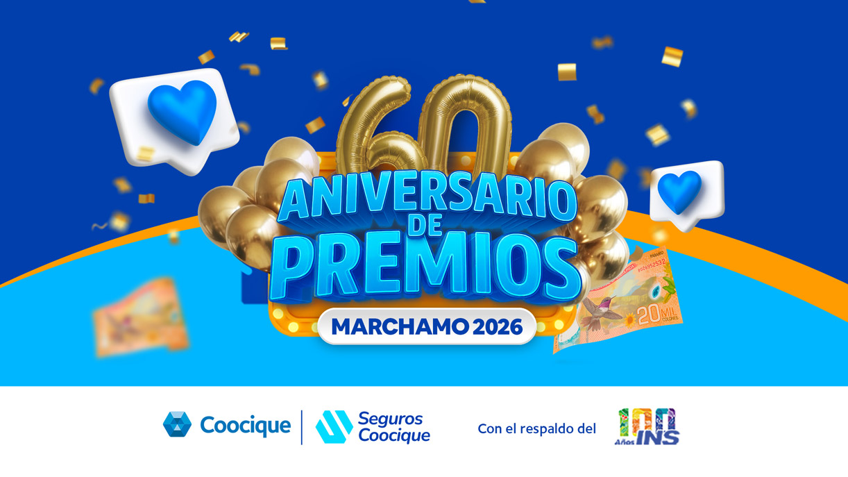 🎉 Participá por 60 premios de hasta ₡250.000 con el pago de tu marchamo 2026 🎉