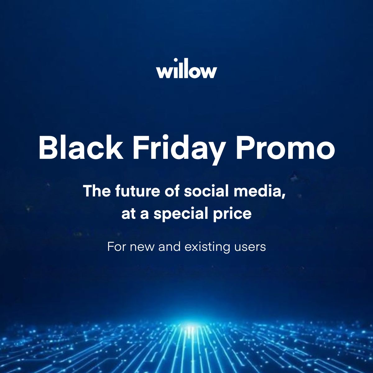 Black friday promo 2025 willow