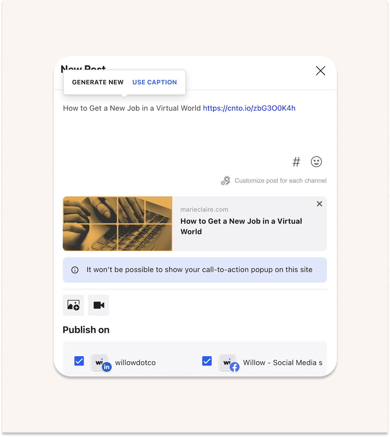 Automated caption generator